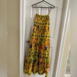 FARM Rio | Dresses | Farm Rio Yellow Summer Garden